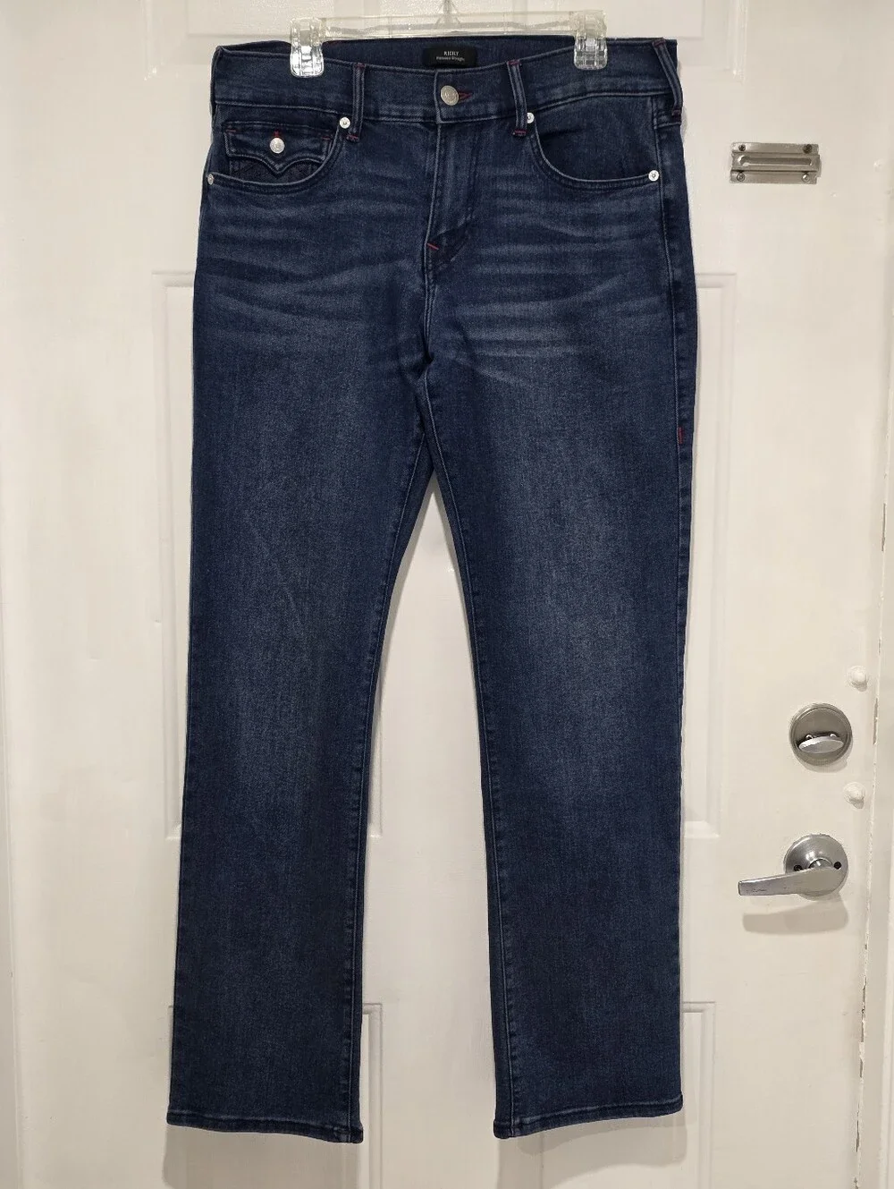 True Religion Men's Dark Indigo Straight Jeans